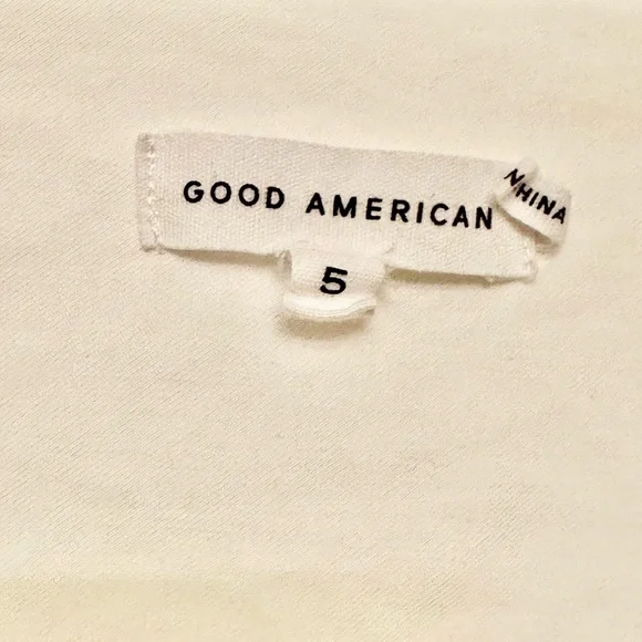 Good American Crisp White Button-Down Shirt size 5=2XL - Picture 4 of 5